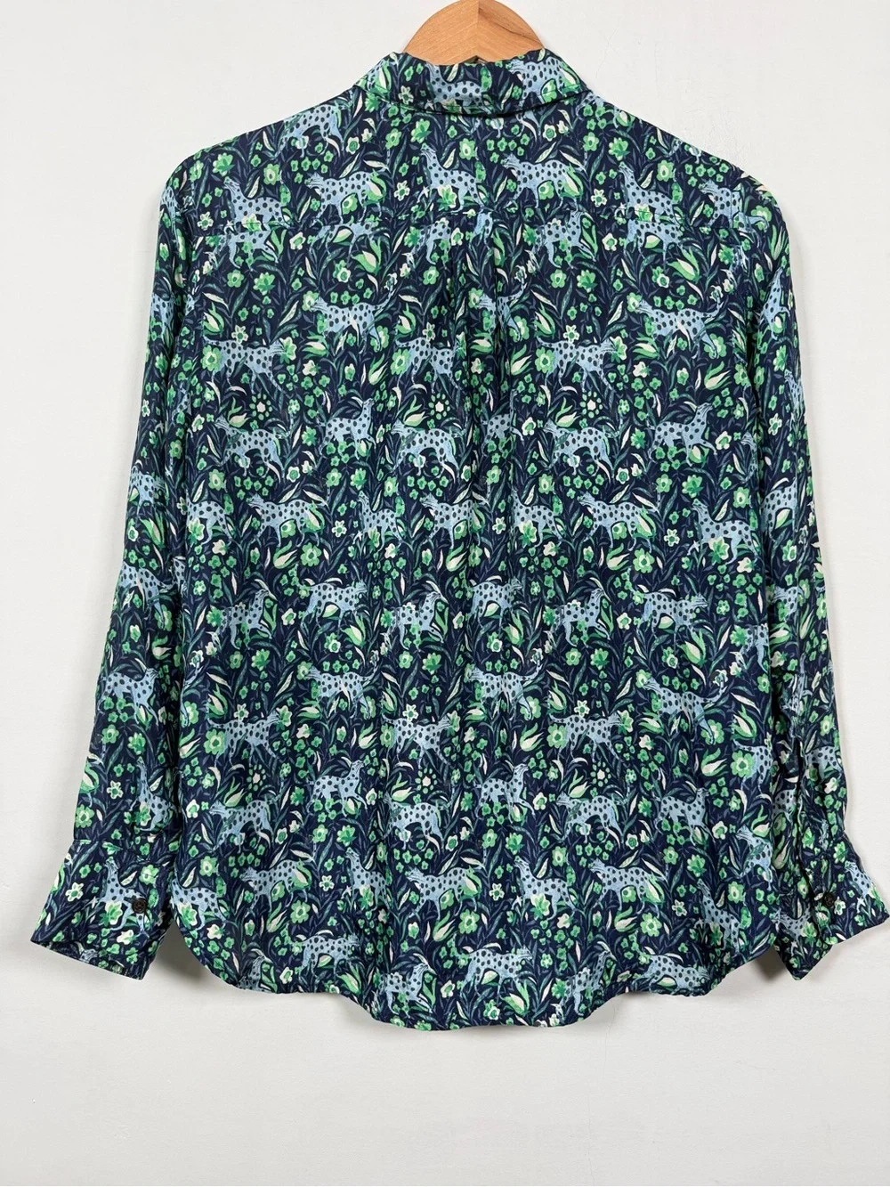 J. Crew Classic-fit shirt in fauna floral, Size 4, Like New!